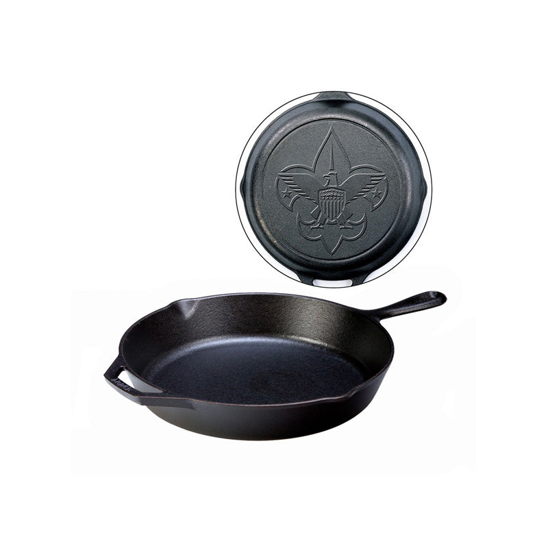 12 Inch Cast Iron Scouts Skillet - Image 8